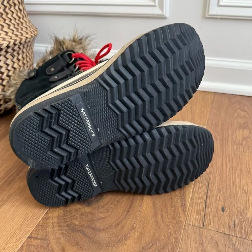 Sorel Joan of Arctic Waterproof Boots NL1540-011 $240 Black 7.5